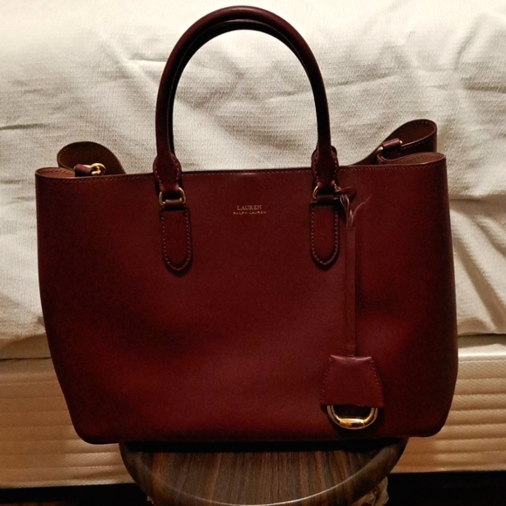 Ralph Lauren Leather Marcy Satchel